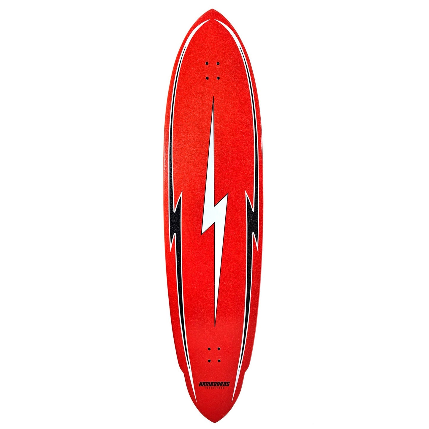 Hamboards - 5'7'' The Pinger - North Shore Red - Deck Only