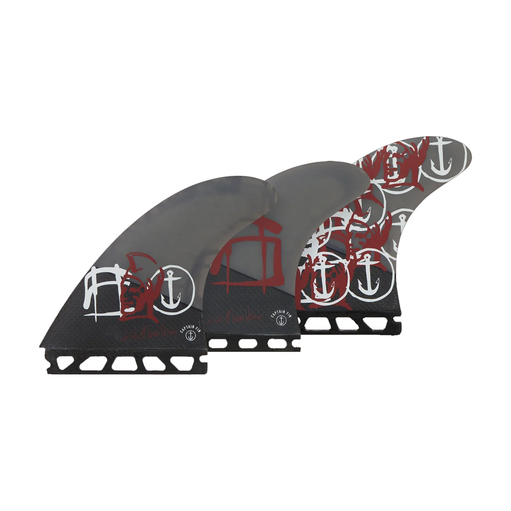 Captain Fin Co - Kai Mana Henry Tri - Large - Black (Futures)