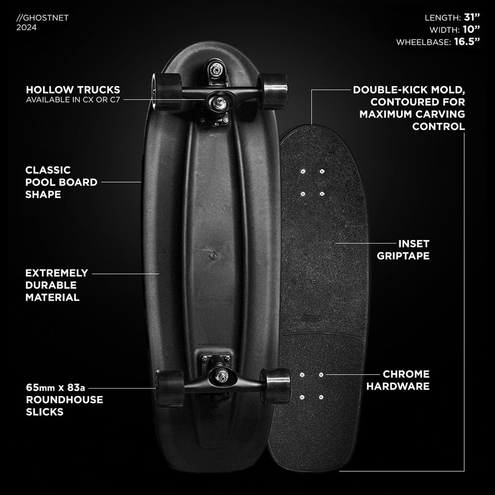 Carver Skateboards - 31" Ghostnet - CX Complete