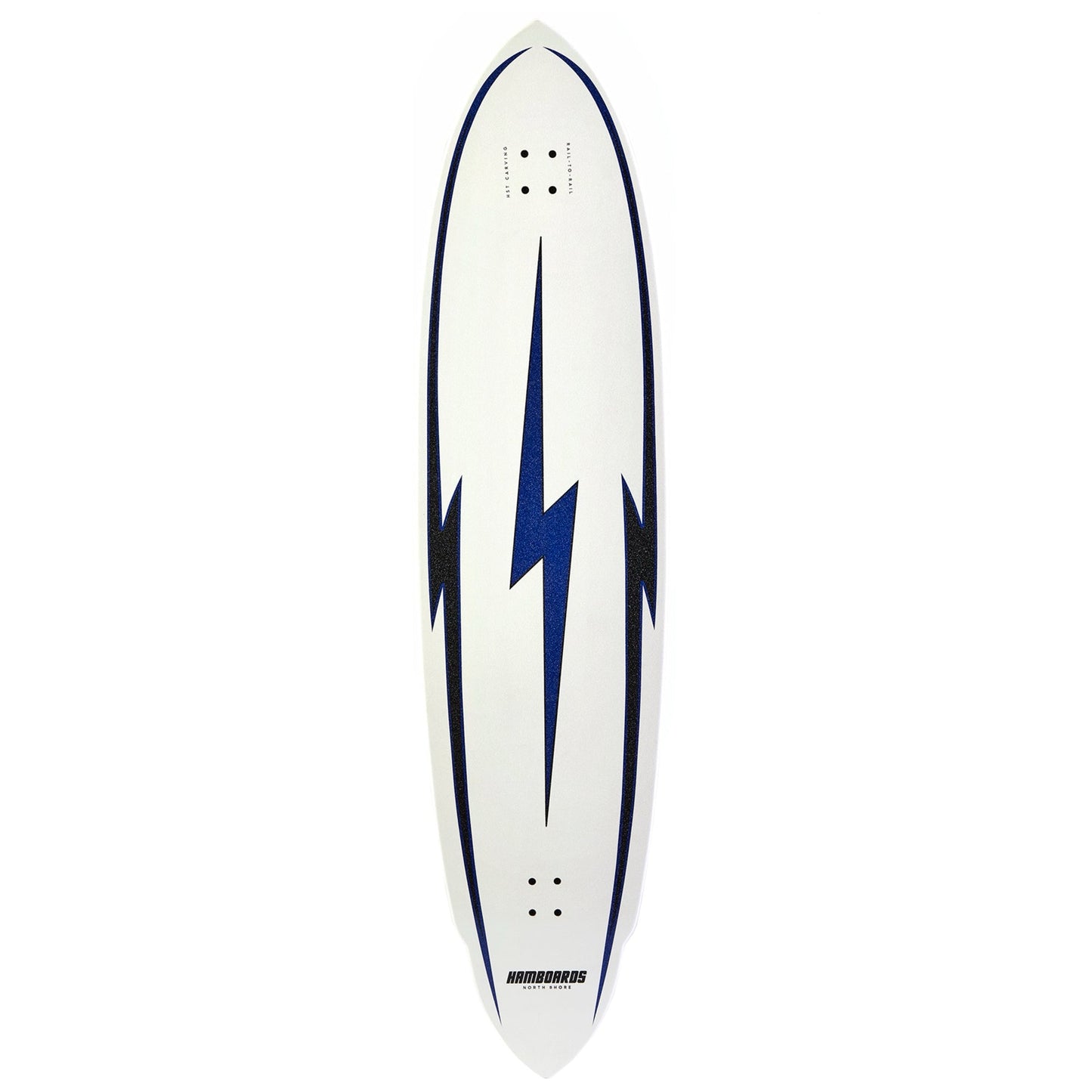 Hamboards - 5'7'' The Pinger - North Shore White - Deck Only