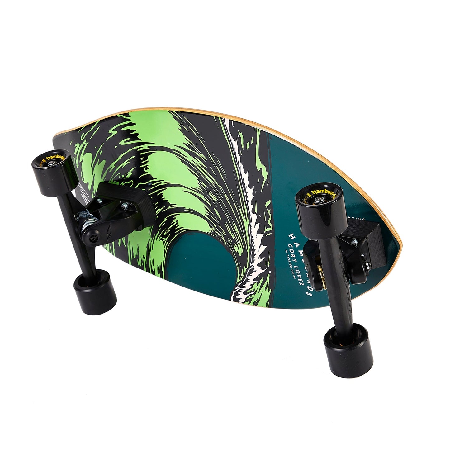 Hamboards - 26" The Corey Lopez Twisted Fin - Dark Teal