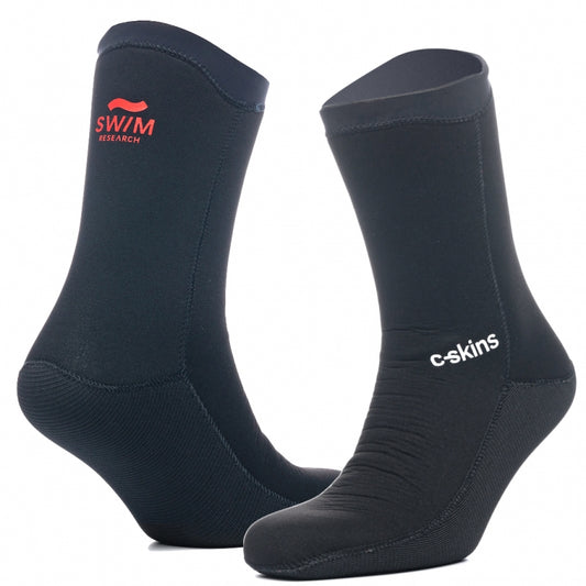 C-Skins Swim Research Freedom 4mm Swim Socks - UK6