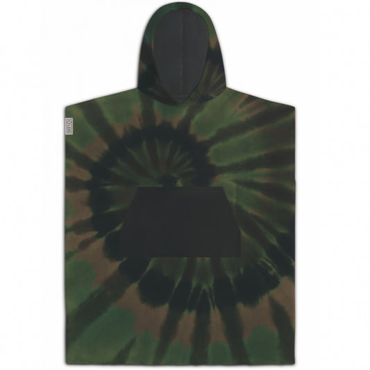 Leus Tie Dye Camo Eco Beach Changing Robe - Small