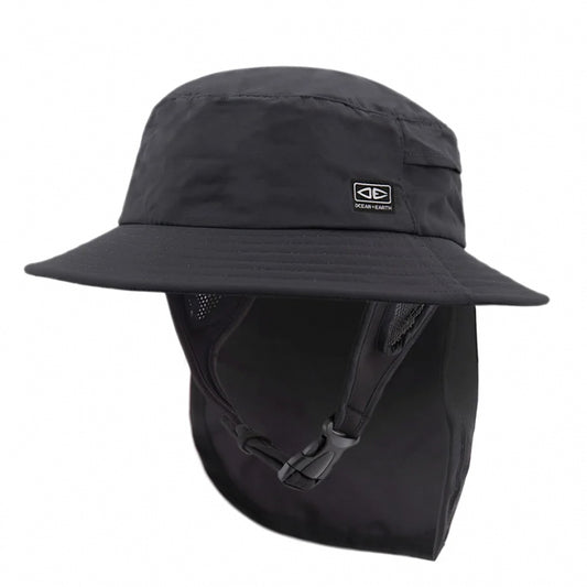 Ocean Earth Indo Wet Bucket Hat Charcoal - Medium