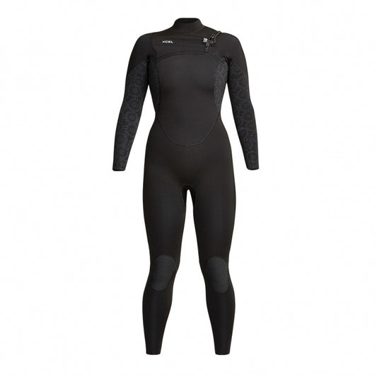 Xcel Womens Comp 5/4mm Chest Zip Wetsuit - USA 10T (UK 12 Tall)