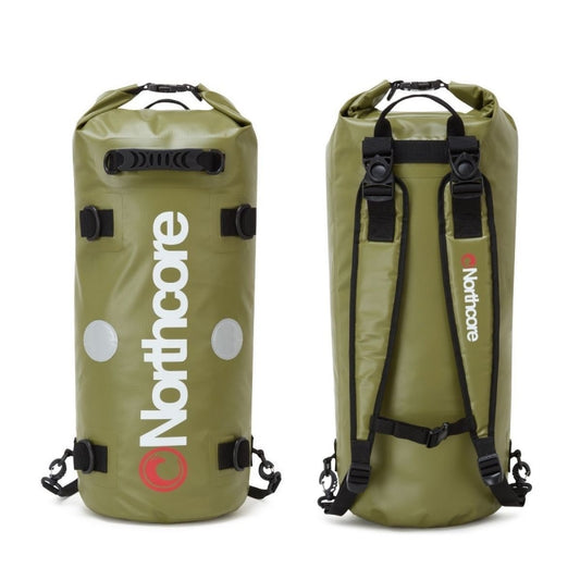 Northcore 30 litre Wetsuit Wet Dry Backpack Olive Green