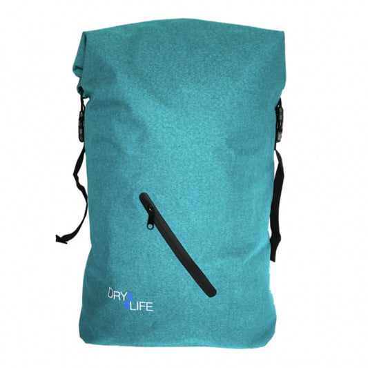 DryLife 40 Litre Waterproof Soft Tarp Backpack Teal