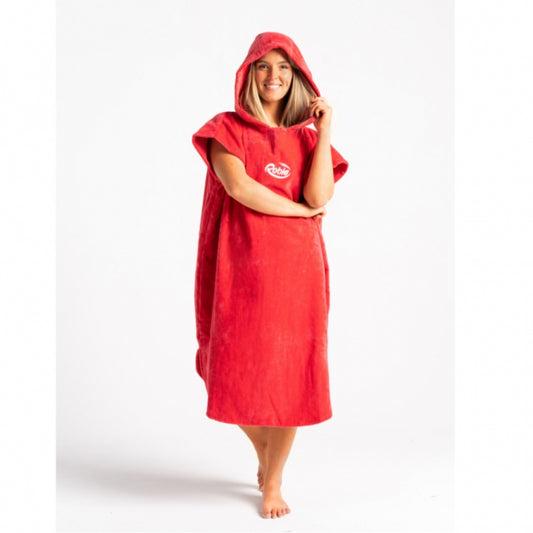 Robie Robes Beach Changing Poncho Small Coral