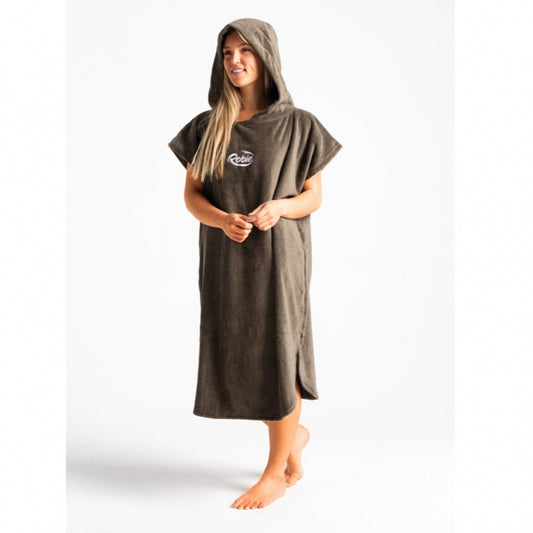 Robie Robes Beach Changing Poncho Small Olive