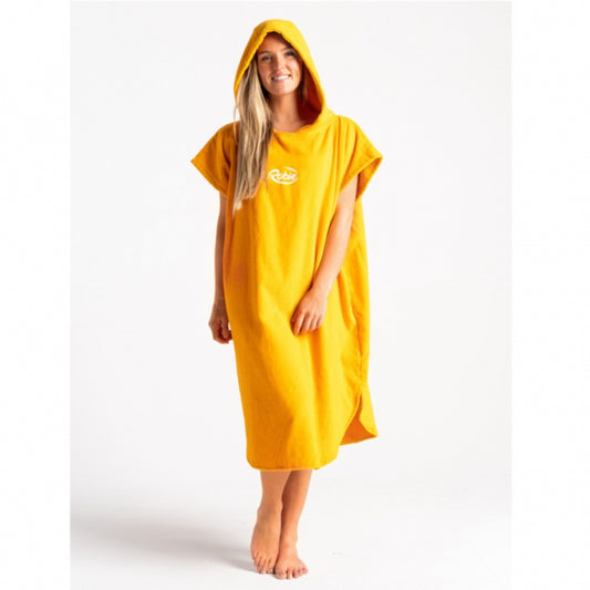 Robie Robes Beach Changing Poncho Small Saffron