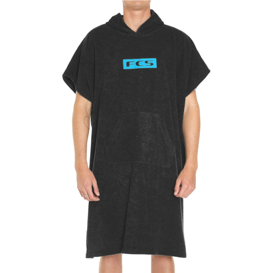 FCS Junior Poncho Beach Changing Robe Black