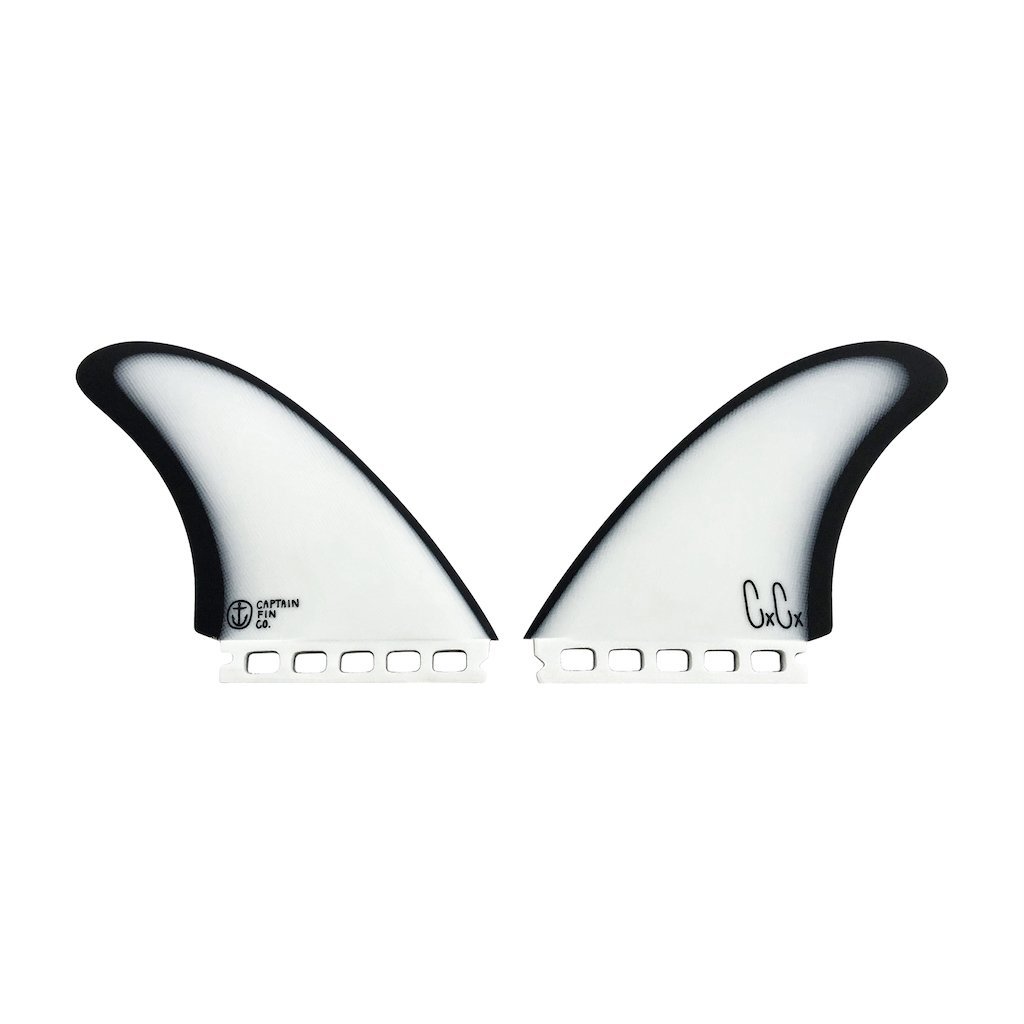 Captain Fin Co - Christenson Twin Especial - Medium - White/Black (Futures)
