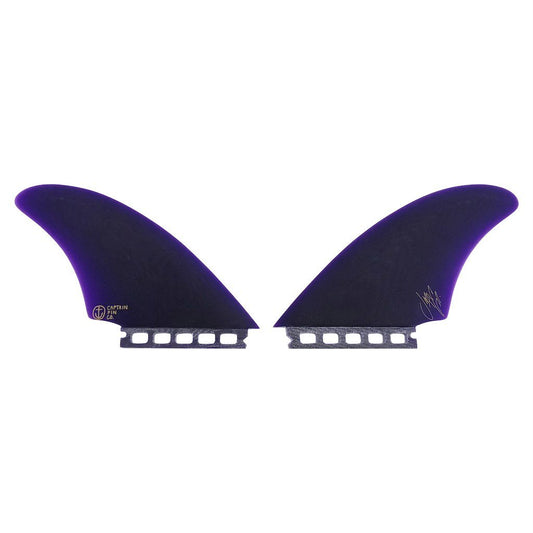 Captain Fin Co - Jeff McCallum Twin Keel - Large - Purple (Futures)