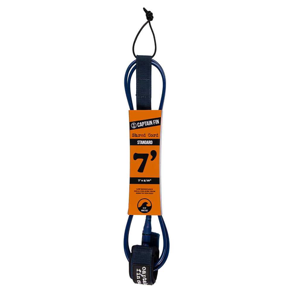 Captain Fin Co - Shred Cord - 7' Standard - Navy