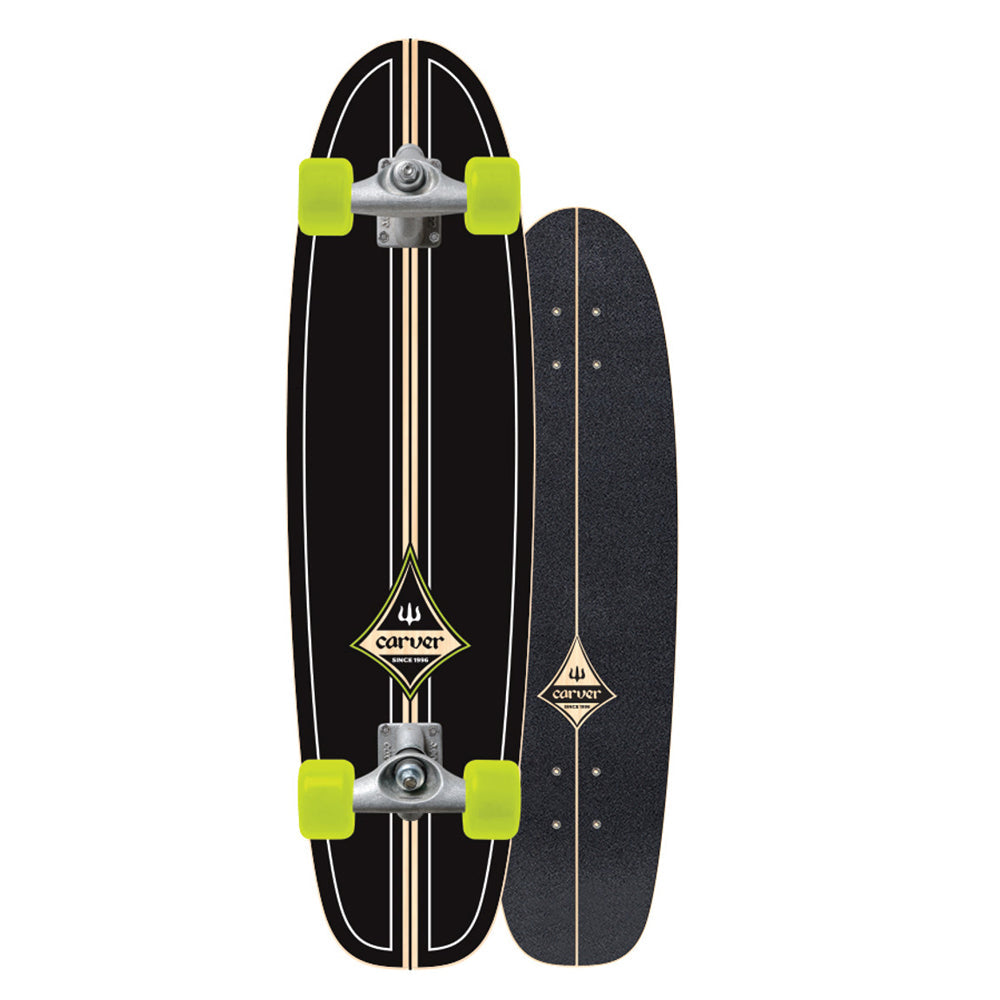 Carver Skateboards - 29" Surfrider Black - C5 Complete