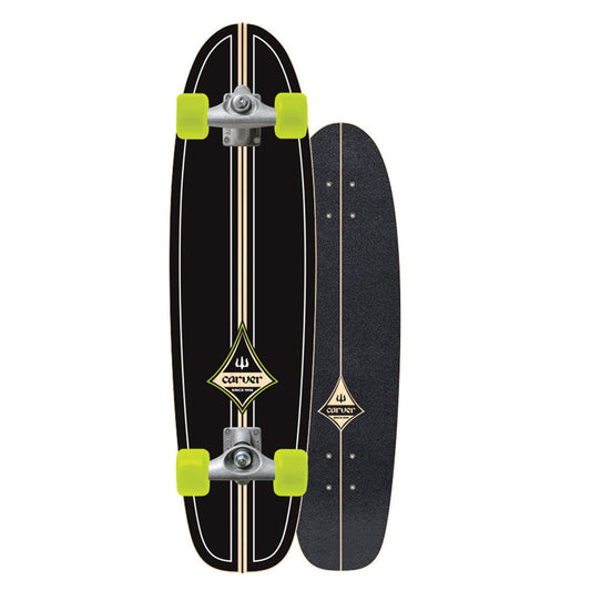 Carver Skateboards - 29" Surfrider Black - C5 Complete