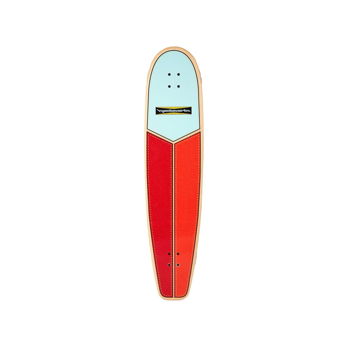 Hamboards - 45" The Huntington Hop - Light Blue/Orange/Red - Deck Only
