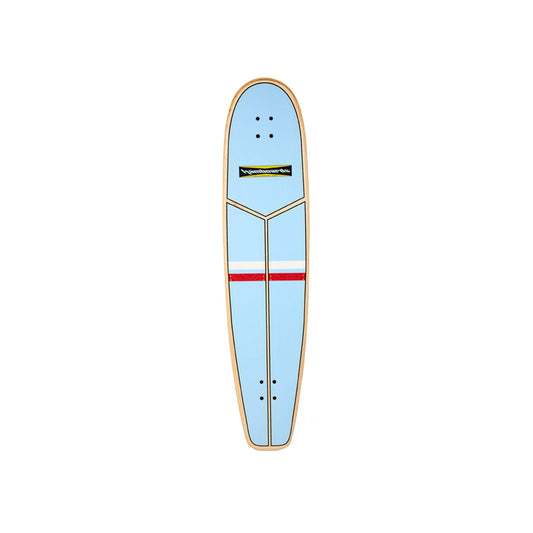 Hamboards - 45" The Huntington Hop - Light Blue/Red/White - Deck Only