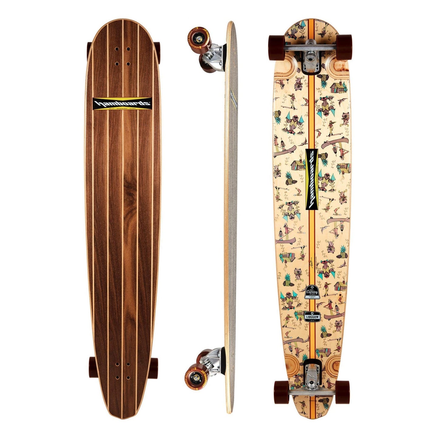 Hamboards - 5' The Logger - Walnut