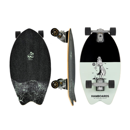 Hamboards - 26" The OC Twisted Fin - Hula Blue