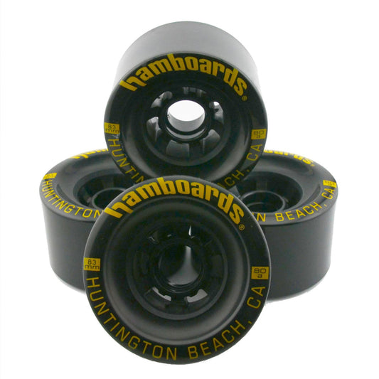 Hamboards - Black Wheels - 83mm 80A