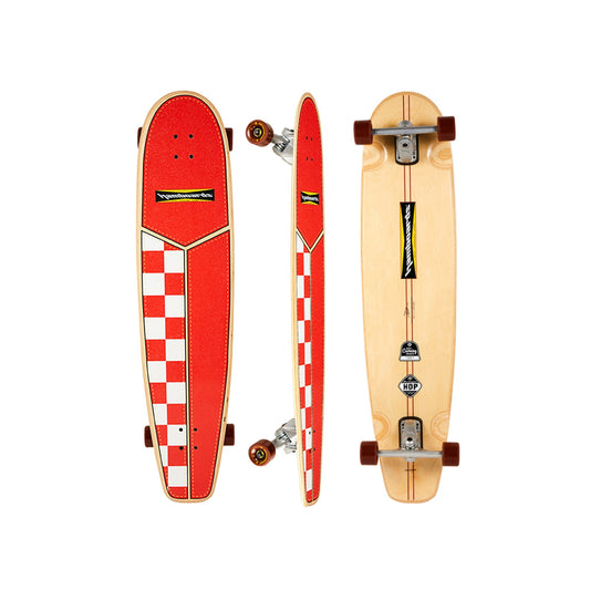 Hamboards - 45" The Huntington Hop - Orange/White Checkers