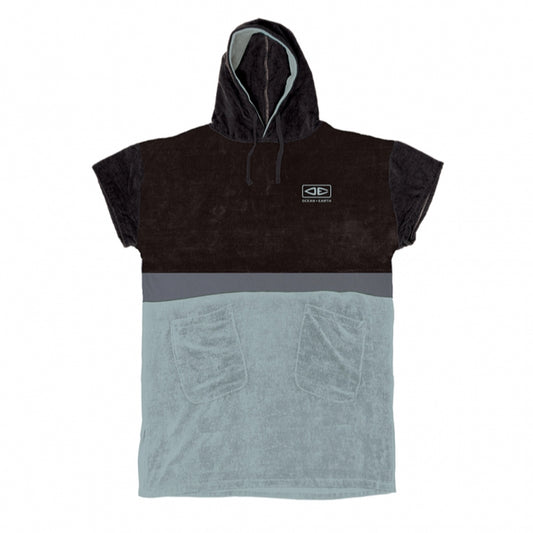 Ocean Earth Mens Strike Hooded Poncho Beach Changing Robe