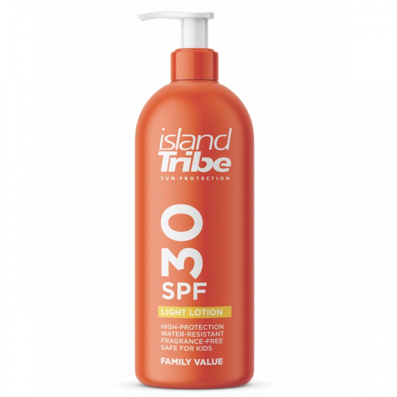 Island Tribe Light Lotion Sunscreen 450ml Pump