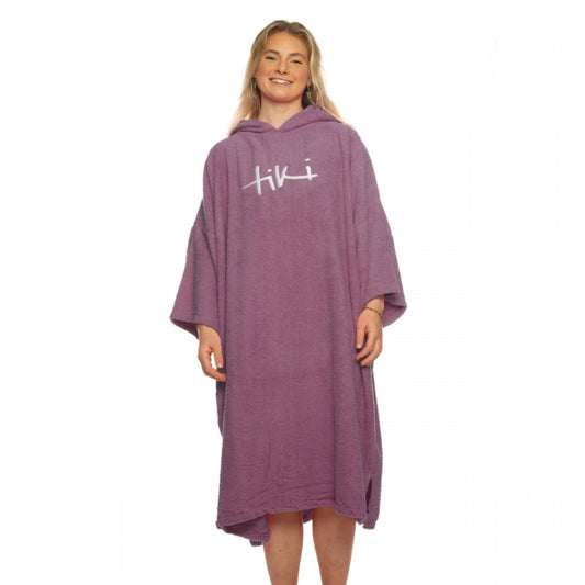 Tiki Beach Changing Robe Adult - Mauve